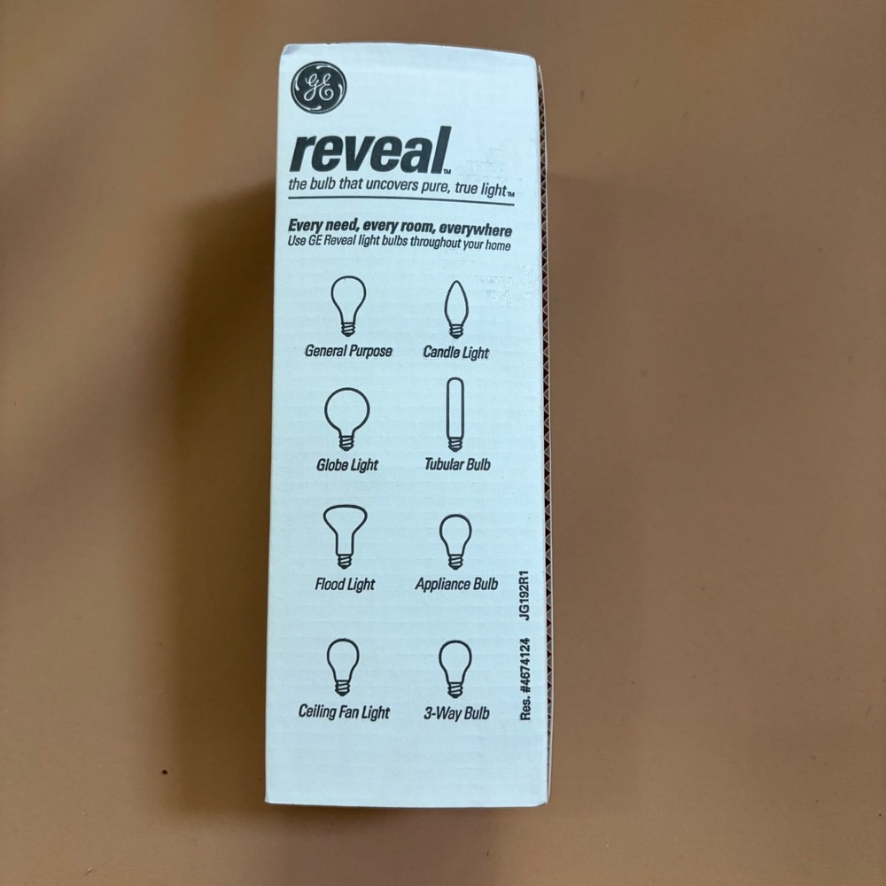 GE Reveal 100 Watt 120 Volt General Purpose Incandescent Light Bulbs 2 Pack